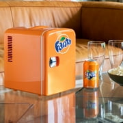 Coca-Cola Fanta 4L Cooler/Warmer 12V DC 110V AC Mini Fridge, Orange