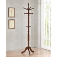 thumbnail image 2 of Achelle 11 Hook Freestanding Coat Rack Hat Hanger Tobacco, 2 of 4
