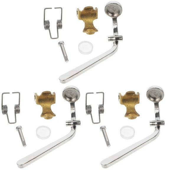 3 Pcs Cork Nickel-plated Brass Wind Instruments Trombone Accessories Water Key Musical