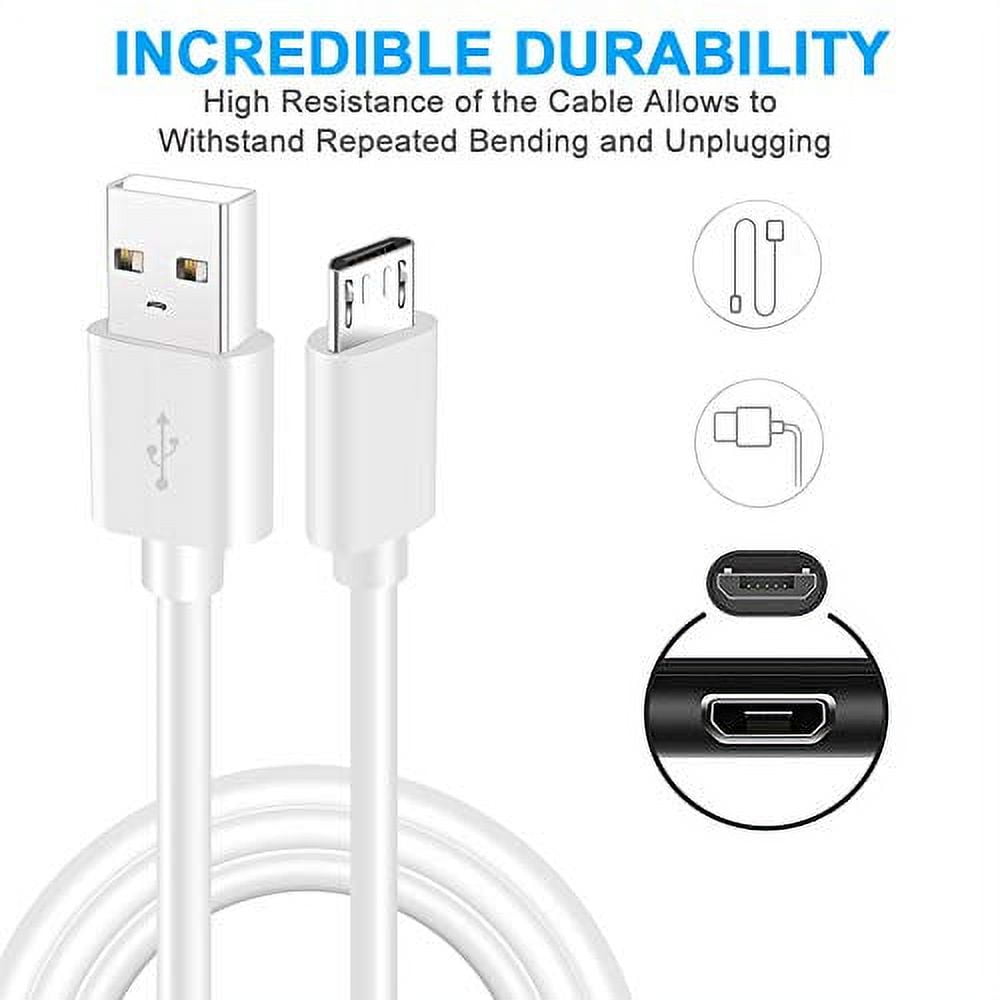 Itramax Micro USB Kabel 3m - 2 Stück Für Überwachungskameras