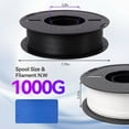 thumbnail image 3 of Epelay PLA Plus 3D Printer Filament, 1.75mm, 1kg Spool, Chocolate Brown, Compatible with Most FDM Printers, 3 of 8