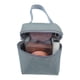 thumbnail image 2 of Bolsa de cosméticos Unique Bargains, bolsa de maquillaje de viaje, organizador de brochas cosméticas, bolsa de almacenamiento para mujeres, gris, 4,72 x 2,36 x 4,33 pulgadas, 2 of 7