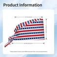 thumbnail image 4 of Yiaed American Patriotic Stars And Stripes Print Turban Hat for Women Men Comfortable Adjustable Cleaning Working Cap with Sweatband, 4 of 4