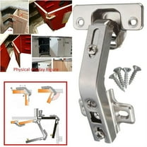 chengsi 135° Hinges Stainless Steel Hydraulic Cabinet Door Hinge Damper Buffer Soft Quiet Closing For All Kitchen Cupboard Furniture