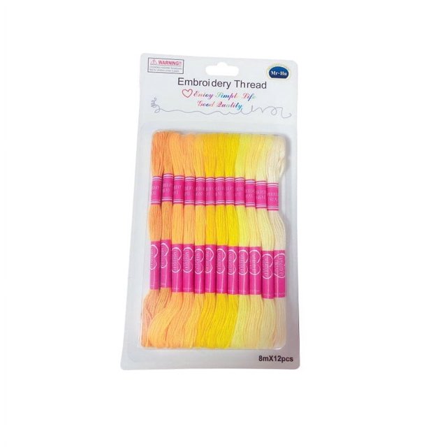 Tabla de bobinado de hilo de punto de cruz, 50 colores, juego de 100 colores, 8 metros, 6 hilos de bordado de algodón ecológico, tarjeta de 12 hilos