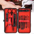 thumbnail image 5 of 12pcs Stainless Steel Eyebrow Scissors Nail Clipper Dead Skin Pusher Manicure Tool Set, 5 of 5