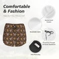 thumbnail image 6 of Lsque Turkey Sunflower Harvest Printed Women's Running Shorts with Liner Pockets,Elastic Quick Dry Workout Athletic Gym Yoga Shorts,Womens High Waist Shorts-X-Large, 6 of 9