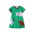 thumbnail image 1 of Vestido de punto de moda estilo J para niñas Vestido de princesa para niñas Vestido de manga corta, 1 of 6