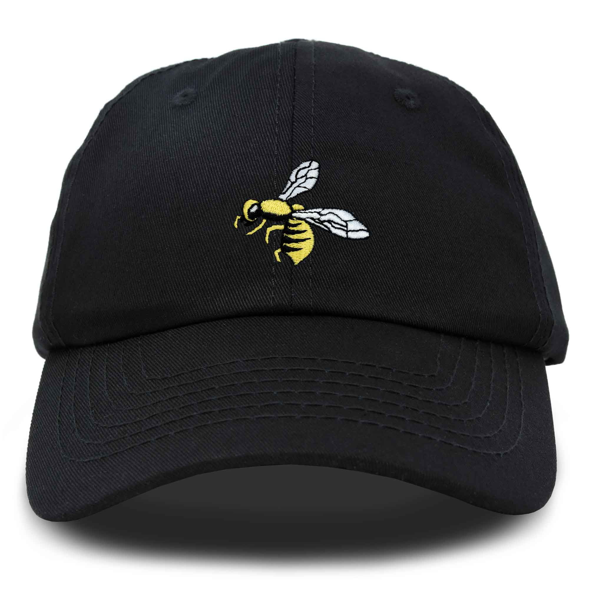 DALIX Nature Wasp Hat Mens Womens Embroidered Baseball Cap in Black ...