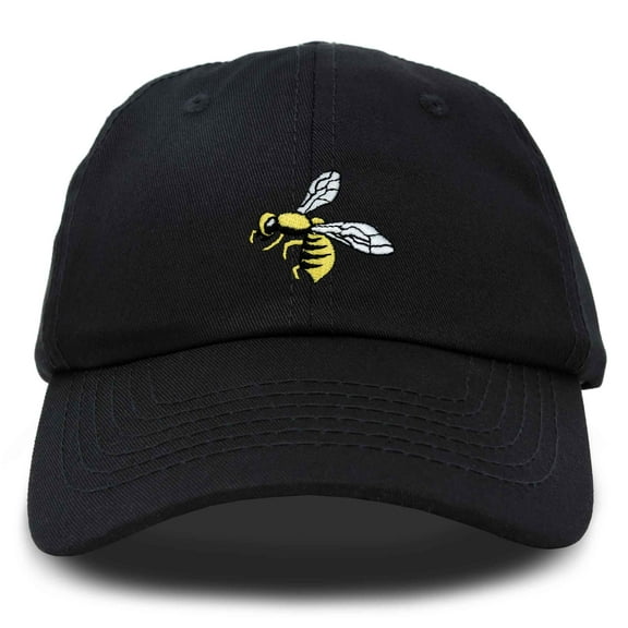 DALIX Nature Wasp Hat Mens Womens Embroidered Baseball Cap in Black