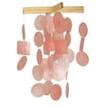 thumbnail image 3 of Woodstock Windchimes Mini Capiz Chime Coral, Wind Chimes For Outside, Wind Chimes For Garden, Patio, and Outdoor Décor, 12"L, 3 of 7