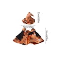 thumbnail image 3 of Aoznliie Dog Clothes Set, Halloween Pet Cloak with Hat for Party Apparel, 5x3 inch Adjustable Costume for Cats Dogs, Orange S, 3 of 7