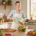 thumbnail image 7 of Flexible Silicone Cutting Board, Large Green Clear Cutting Mat for Kitchen Prep, 7 of 7