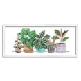 thumbnail image 3 of Stupell Industries Potted Plants Herbal Leaves Green Pattern Foliage, 30 x 13, Design by Karyn Panganiban, 3 of 5