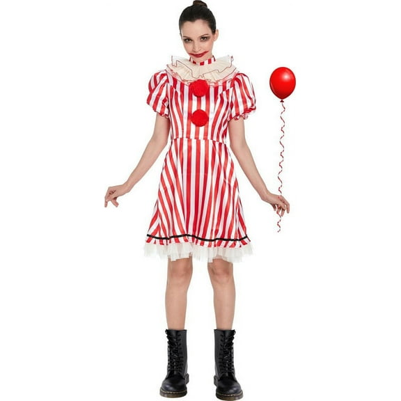 DASSYN CREATIONS DAS-DC60128-C Bloody Clown Womens Costume | One Size Fits Most