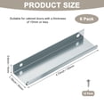thumbnail image 3 of Uxcell 6 Pack Tiradores de Borde de Cajones de 4.72" de Aluminio, Tiradores Ocultos de Tab, 3 of 6