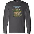 thumbnail image 3 of Inktastic Cats are Just Friends with Fur Cat in Flower Long Sleeve T-Shirt, 3 of 5