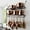 Oiled Bronze, variant on 30-Inch Gold Pot Rack Wall Mounted, 2-Tier Hanging Pot and Pan Organizer with 12 Sturdy Hooks, Elegant Modern Kitchen Wall Hanger Shelves, KUR215S75B-GD