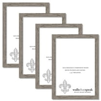 11x32 Gray Barnwood Picture Frame for Puzzles Posters Photos or Artwork (4-Pack)