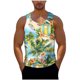 thumbnail image 1 of Camisas de Suéter para Hombre, Moda Casual Impresión Cuello Redondo sin Mangas Tanque Deportivo para el Verano Y Al Aire Libre, 1 of 6