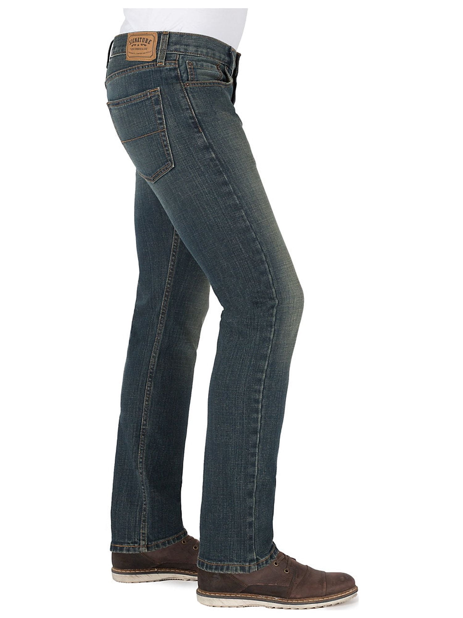 Levi Strauss Signature Men's and Big Men's Regular Fit Jeans
