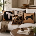 thumbnail image 4 of Throw Pillow Covers 18x18 Inch, Decorative Square Pillowcases, Farmhouse Holiday Cushion Covers for Couch Sofa Living Room Bedroom Outdoor Home Decor, 4 of 4