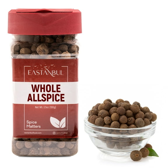 Eastanbul Allspice Berries Whole, Whole Allspice, Pimento Seeds, 3.5oz