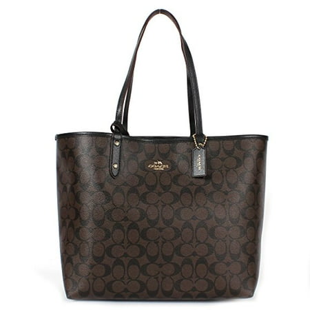 coach reversible pvc city signature tote