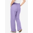 thumbnail image 2 of Woman Within Plus Size Tall 7-Day Wide-Leg Elastic-Waist Stretchy Knit Pant, 2 of 6