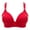 Red, variant on ,Women's Daisy Front Closure Push up Bras Supportive Wireless Full Coverage Bra Comfort Everyday Bralettes Purple 48