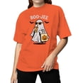 thumbnail image 2 of Boo-Jee Ghost with Boba Drink Women's T-shirt, 2 of 3