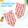 thumbnail image 3 of 12 Pieces Dog Bandana Scarf Washable Triangular Bibs Pet Adjustable Washable Kerchief Dog Bandana, 3 of 5