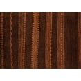 thumbnail image 1 of Ahgly Company Indoor Rectangle Abstract Orange Modern Area Rugs, 3' x 5', 1 of 4
