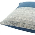 thumbnail image 3 of Lola Woven Global Pillow Cover in Navy, Cream, 3 of 4