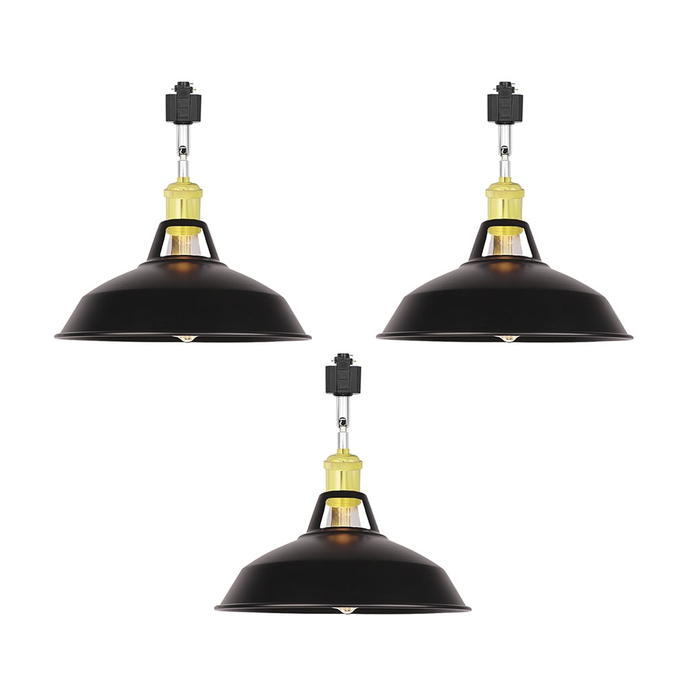 FSLiving HType Track Lighting E26 Base Industrial Adjustable Angle