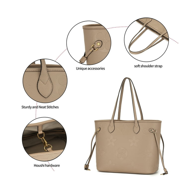 Taupe designer bag hotsell