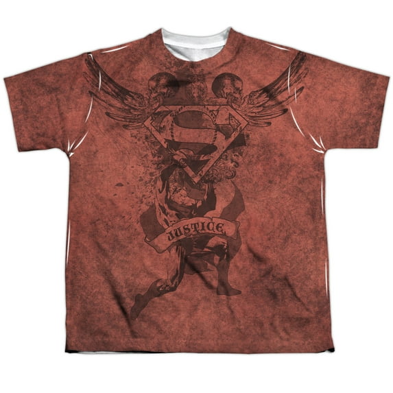 Superman - Justice Upheld - Youth Short Sleeve Shirt - Large