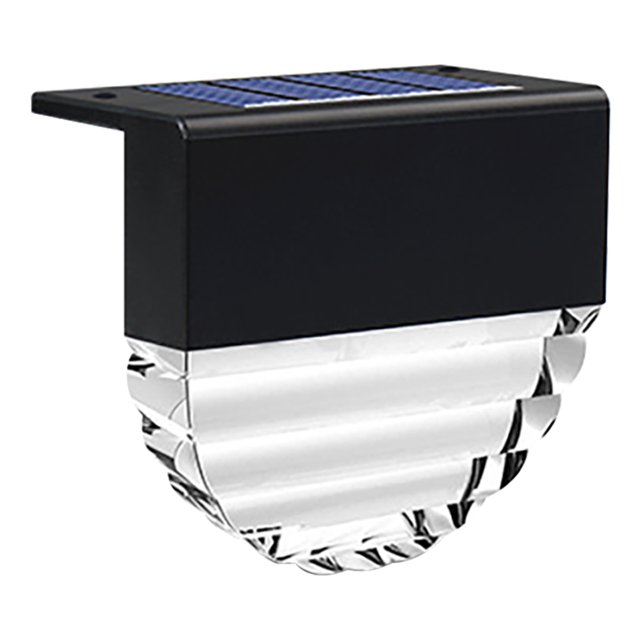 Luz de paso de jardín solar Iluminación exterior Barandilla de jardín Luz decorativa Wmkox8yii jkg6978