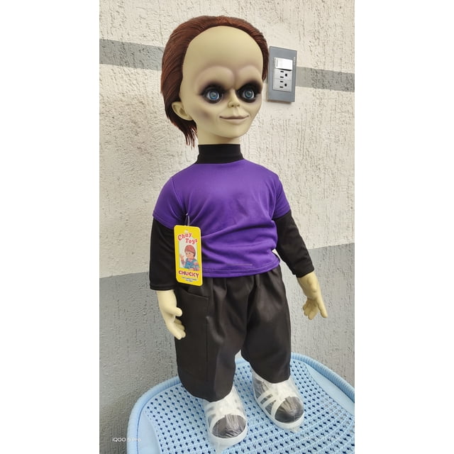 Muñeco Glen hijo de chuky y tiffany de vinil, articulado con sonido de 67 cm