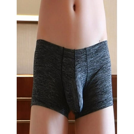 - Trunks Sexy Underwear Men's Boxer Briefs Shorts Bulge Pouch Underpants