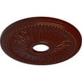 thumbnail image 3 of Ekena Millwork 18"OD x 3 3/4"ID x 1 1/2"P Bailey Ceiling Medallion (Fits Canopies up to 5 3/4"), Hand-Painted Brushed Mahogany, 3 of 6