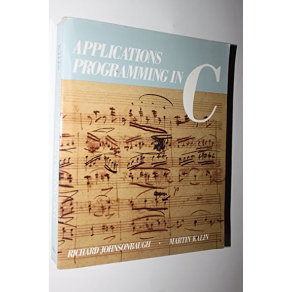 Pre-Owned Applications Programming in C, 9780023597305, 0023597305, Paperback,