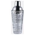 thumbnail image 1 of ShenMo Glass Cocktail Shaker, Cocktail Mixer, Stainless Steel Accessory, Cocktail Recipes, 400ml, Silicone Ring, 4cl Cup Vercle, Dosing Filter, 1 of 5