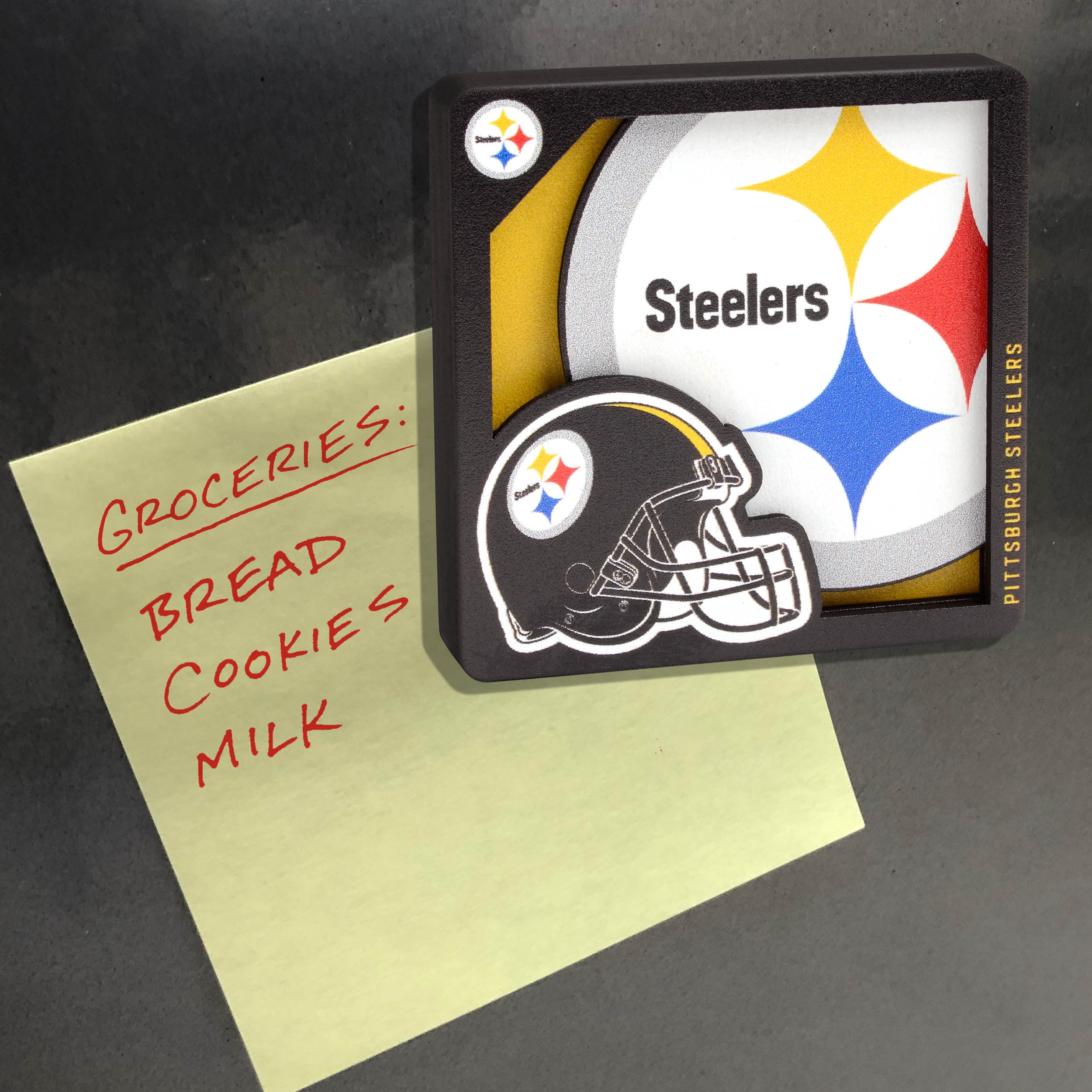 YouTheFan NFL Pittsburgh Steelers 3D Logo Series Magnet