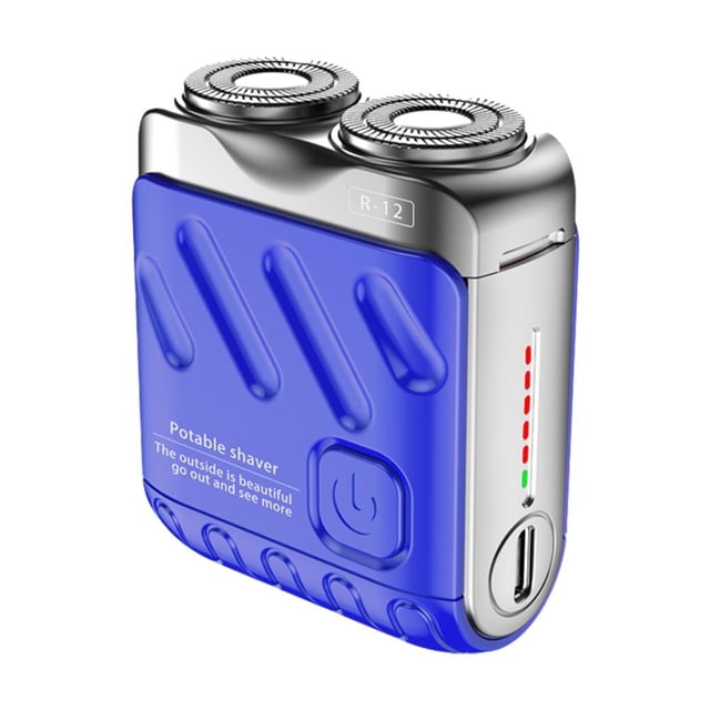 Mini Rasoir Électrique pour Hommes, Rasoir Électrique de Voyage Portable Sans Fil, Rechargeable USB-C pour Rasoirs Électriques pour Hommes