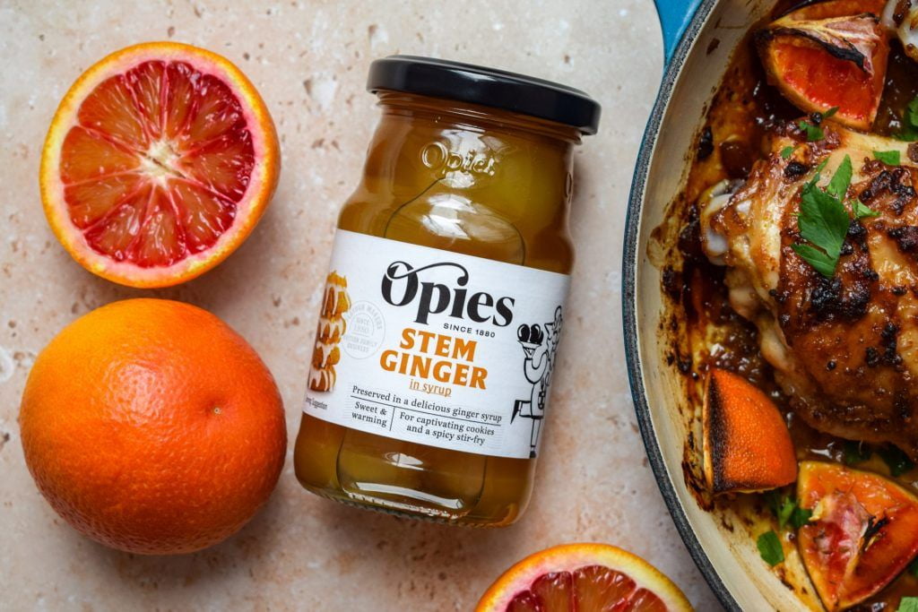 Opies Stem Ginger in Syrup (280g) - Pack of 2