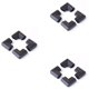 thumbnail image 1 of 12Pcs Esquina de Parachoques Protectores para Borde Table Seguridad de Bebes Negro, 1 of 5
