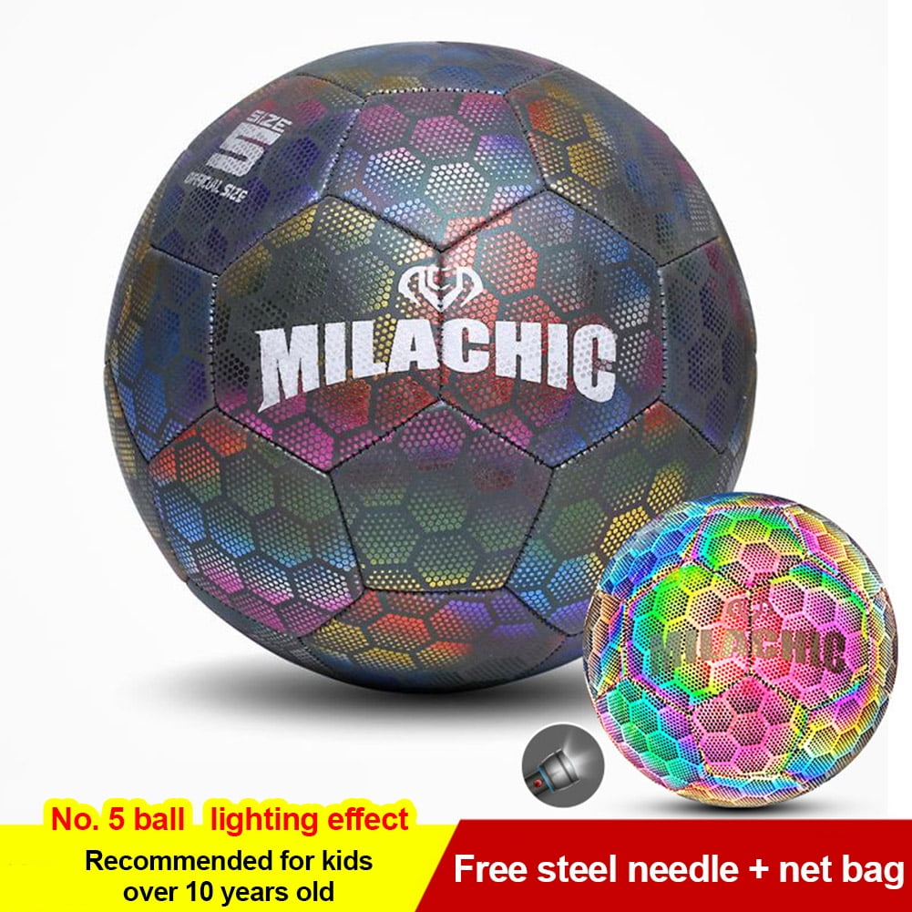 Soccer Ball Size 3 4 5 Hand Stitched 32 Panel Football Astro Garden and futsal. 
