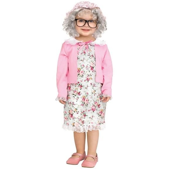 Cute Li'l Grammy Toddlers Old Woman Funny Grandma Halloween Sized Full Costume