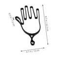 thumbnail image 2 of UPOUART 6Pcs Practical Glove Hangers For Golf Gloves Black PP Plastic Storage Solution For Golf Enthusiasts, 2 of 8